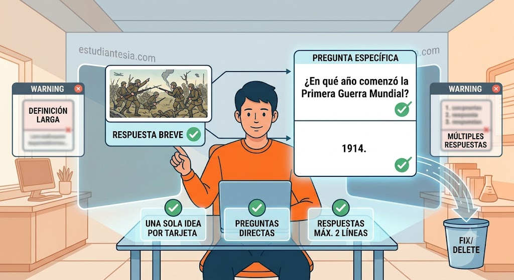 Crear flashcards con ChatGPT.