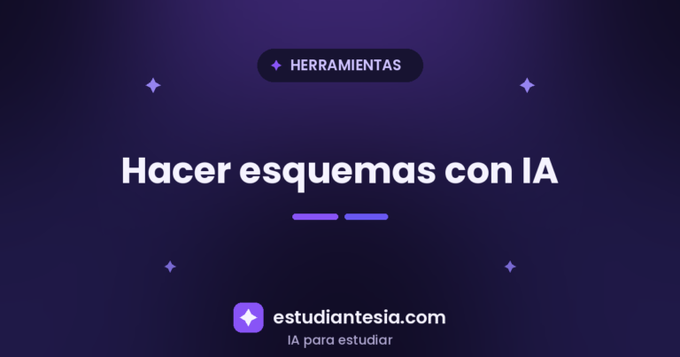 Cómo hacer esquemas con IA para estudiar: 5 herramientas