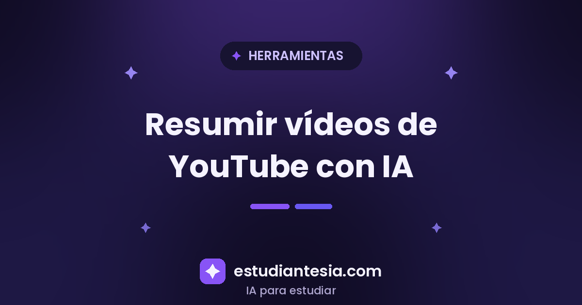 Resumir vídeos de YouTube con IA